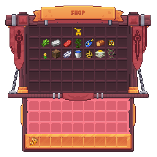 Visuel de l'admin shop