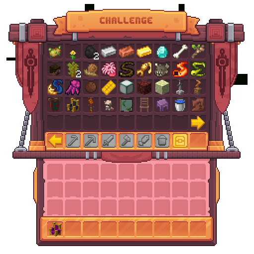 Visuel de l'inventaire des challenges de collection