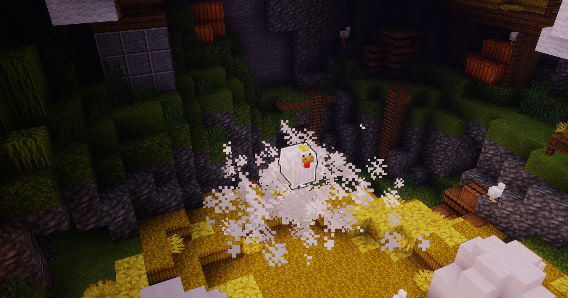 Visuel de Ginette en plein combat !