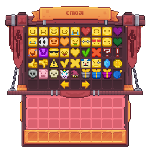 Visuel de l'inventaire des emojis