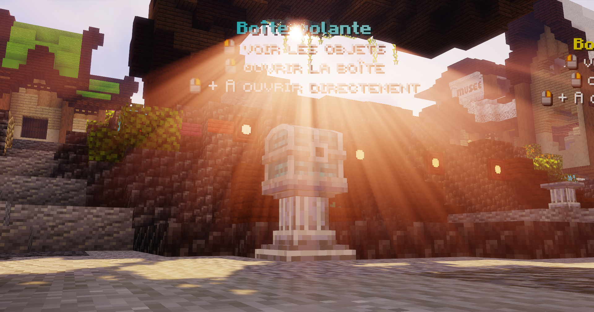 Visuel de la boîte de fly sur la grande place de Tutown