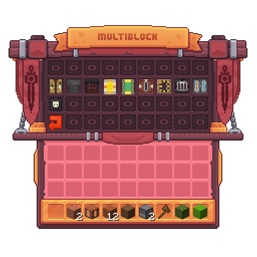 Visuel de l'interface du menu