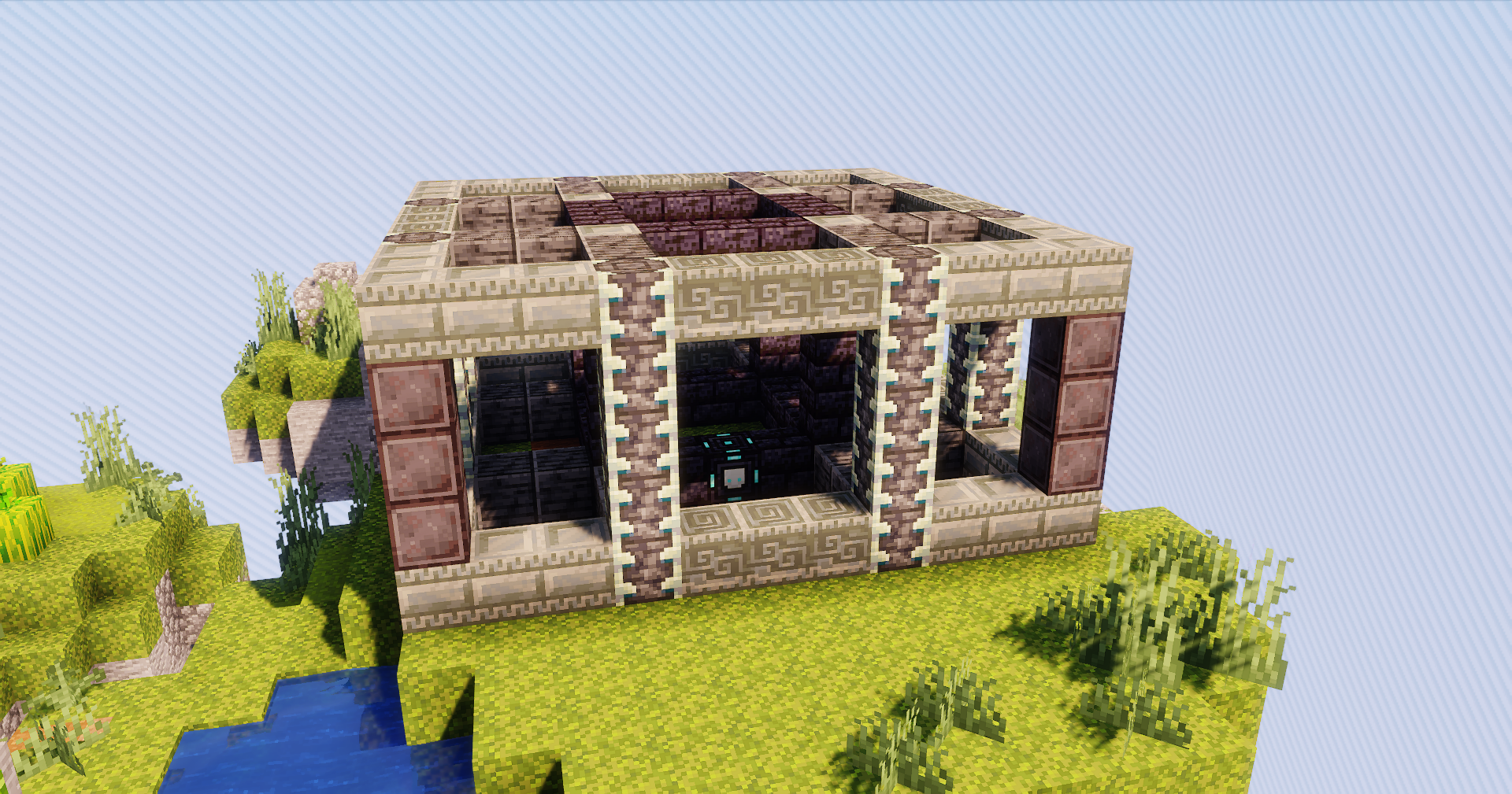 Visuel du multiblock à spawner dans sa taille maximale