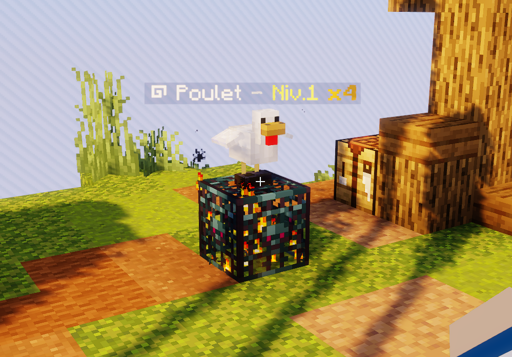 Visuel d'un spawner existant