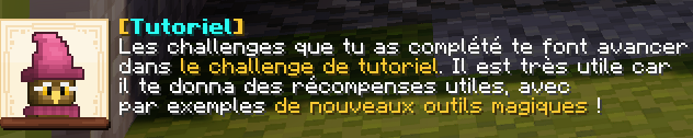 Exemple d'autre objectif à accomplir